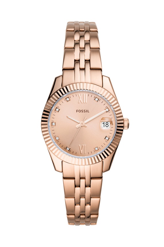 Fossil - Hodinky ES4898 zlatá ES4898