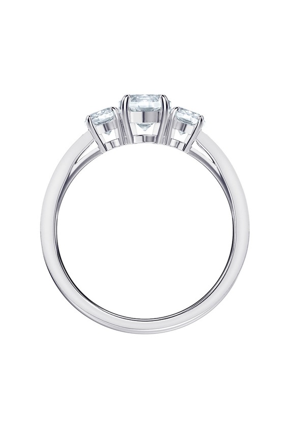 Doplňky Swarovski - Prstýnek ATTRACT TRILOGY 5414972 stříbrná