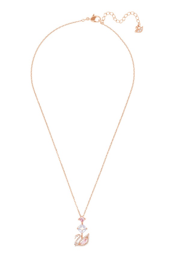 Swarovski - Nyaklánc DAZZLING SWAN arany 5473024