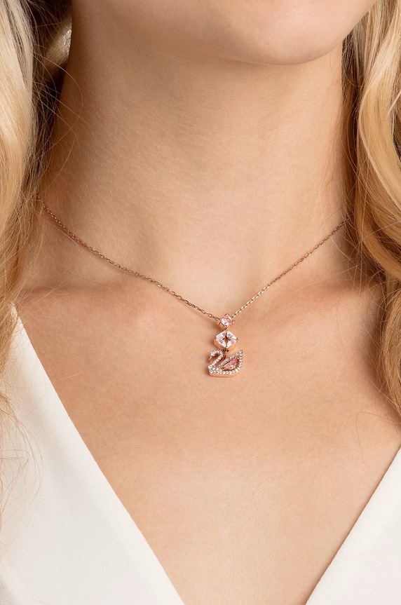 Swarovski - Nyaklánc DAZZLING SWAN 5473024 arany AA00