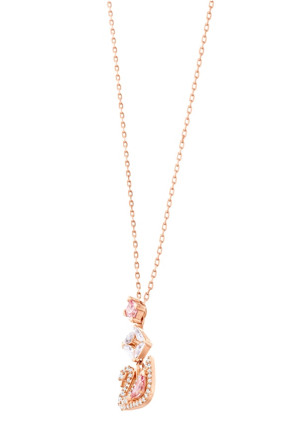 Swarovski - Nyaklánc DAZZLING SWAN arany 5473024