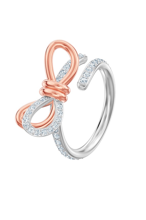 Swarovski - Pierścionek LIFELONG BOW 5474928 multicolor 5474928