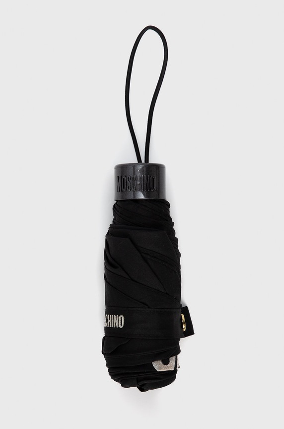 Moschino - Parasol 8900.blacksilver czarny AA00
