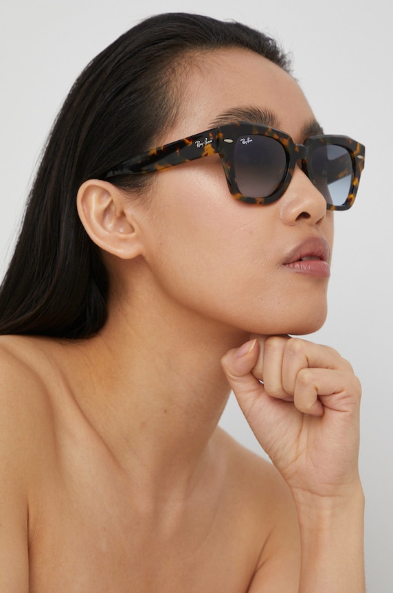 Γυαλιά ηλίου Ray-Ban καφέ 0RB2186