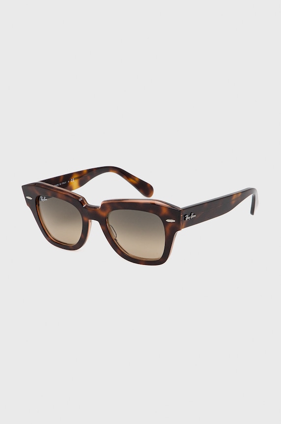 Brýle Ray-Ban STATE STREET hnědá 0RB2186