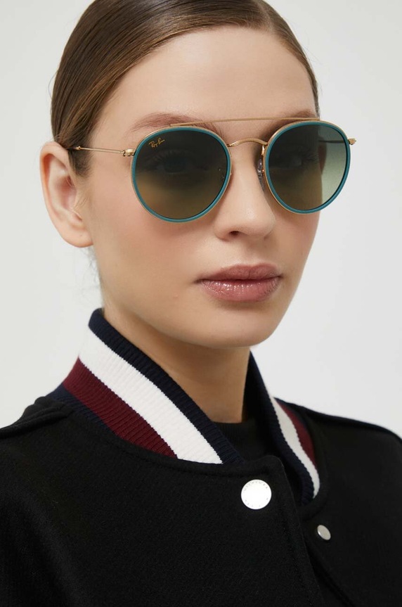 Slnečné okuliare Ray-Ban žltá 0RB3647N
