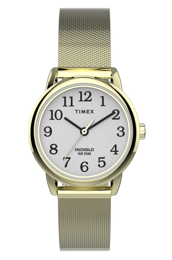 Timex zegarek TW2U08000 Easy Reader złoty TW2U08000