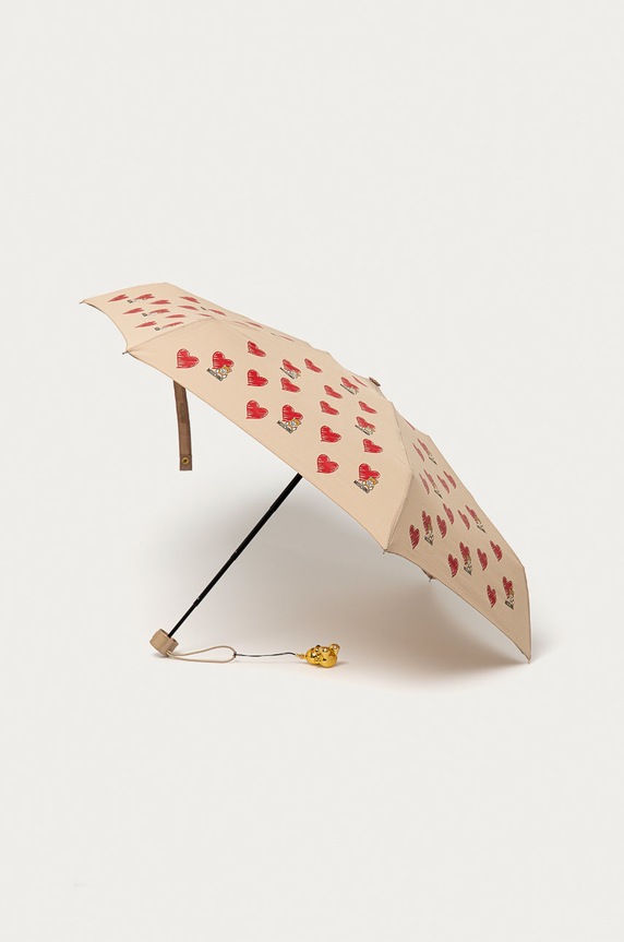 Moschino Parasol beżowy 8127.darkbeige