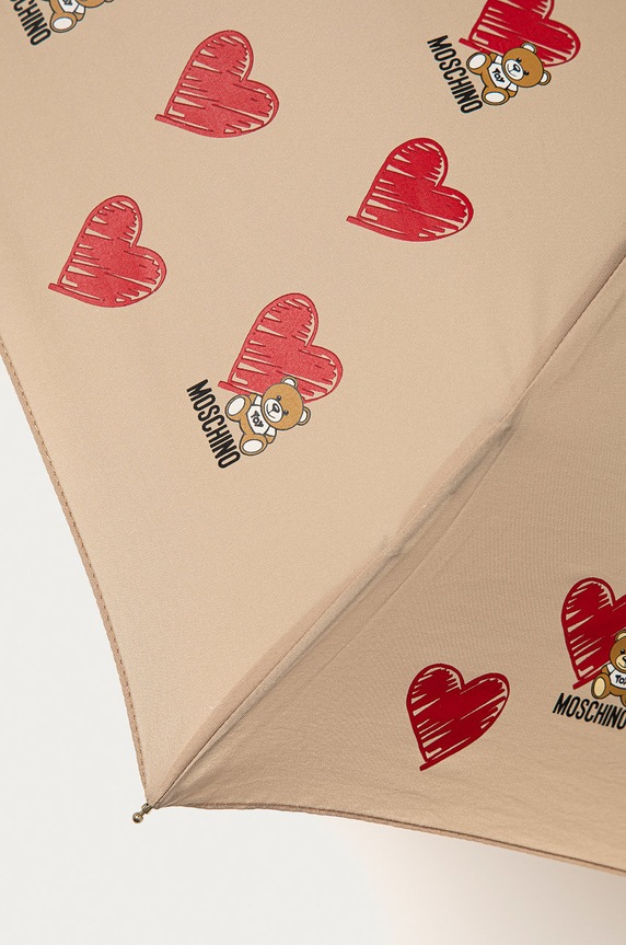 Moschino Parasol beżowy 8127.darkbeige