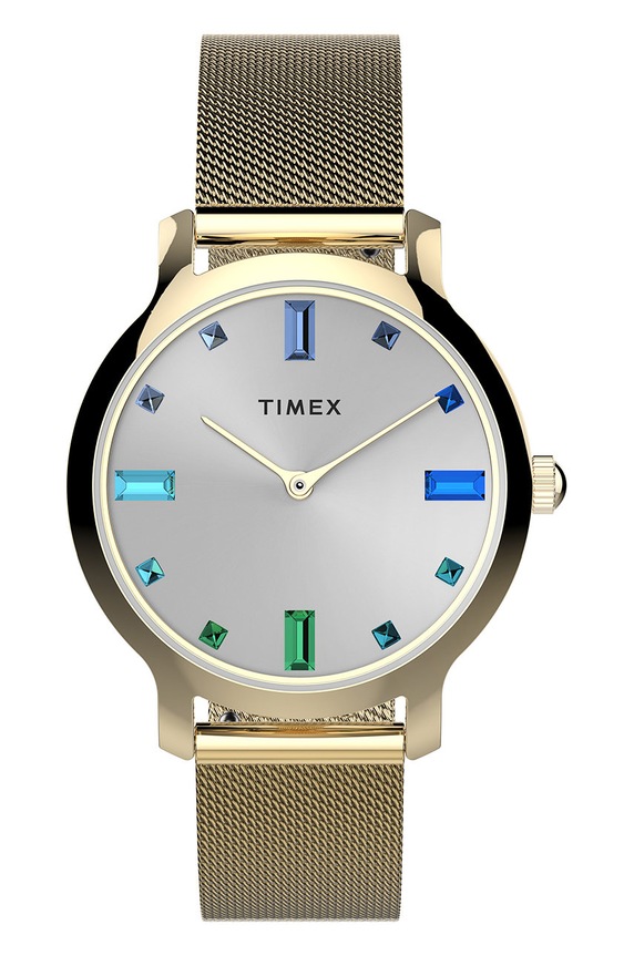 Hodinky Timex stříbrná TW2U86900