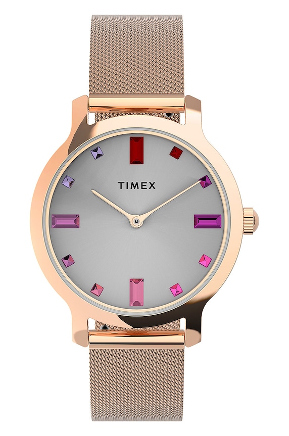 Timex zegarek TW2U87000 Transcend srebrny TW2U87000