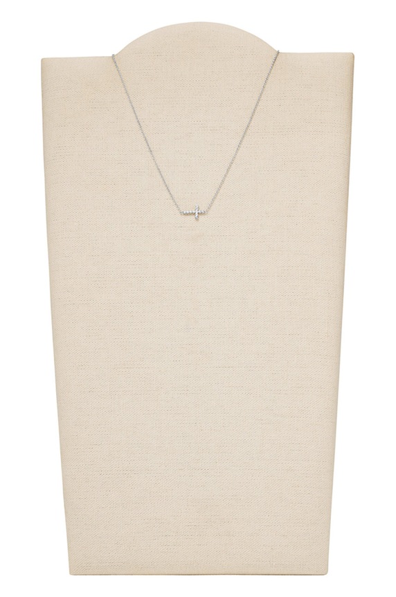 Fossil - Naszyjnik JFS00546040 JFS00546040 srebrny AA00