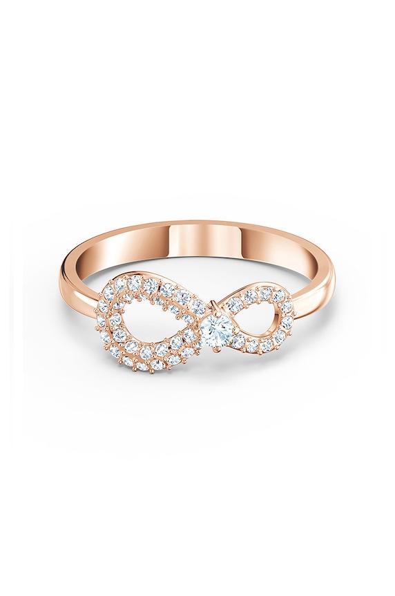 Swarovski - Pierścionek SWA INFINITY 5535400 złoty 5535400