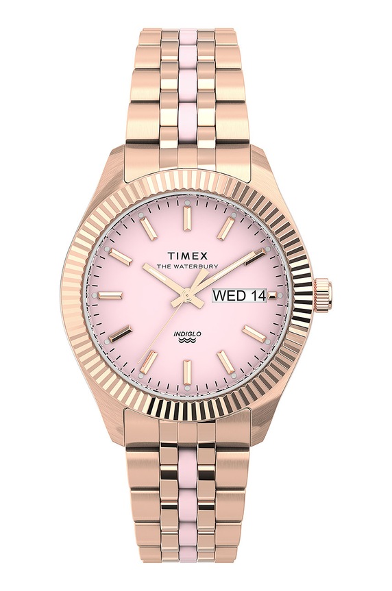 Timex zegarek TW2U82800 Waterbury Legacy Boyfriend różowy TW2U82800