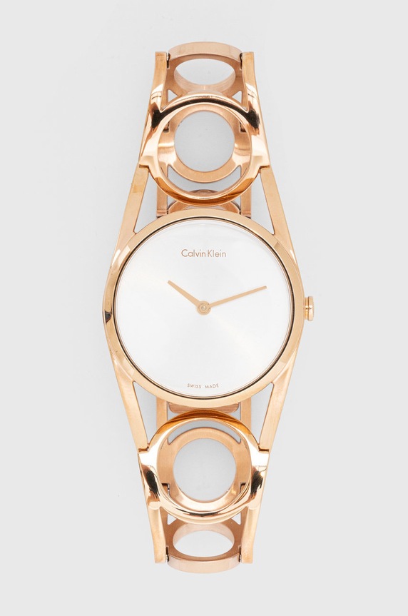 Hodinky Calvin Klein zlatá K5U2S646