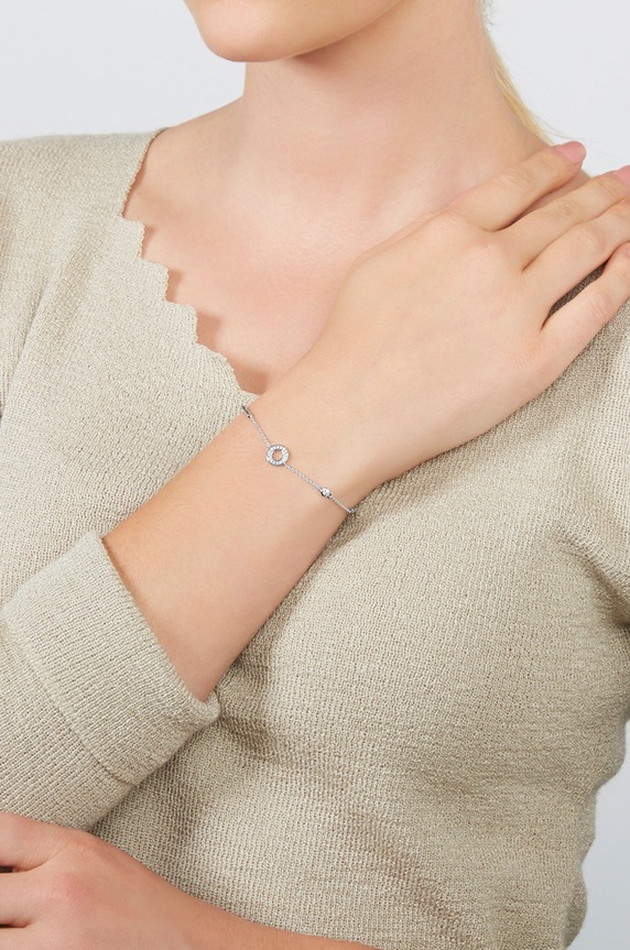 Fossil - Bransoletka JFS00474040 srebrny JFS00474040