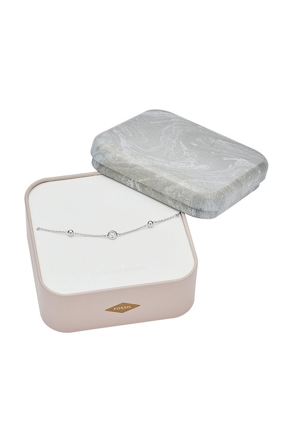 Fossil - Narukvica JFS00452040 srebrna AA00