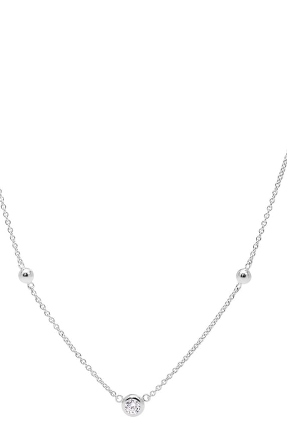 Fossil collana argento JFS00453040