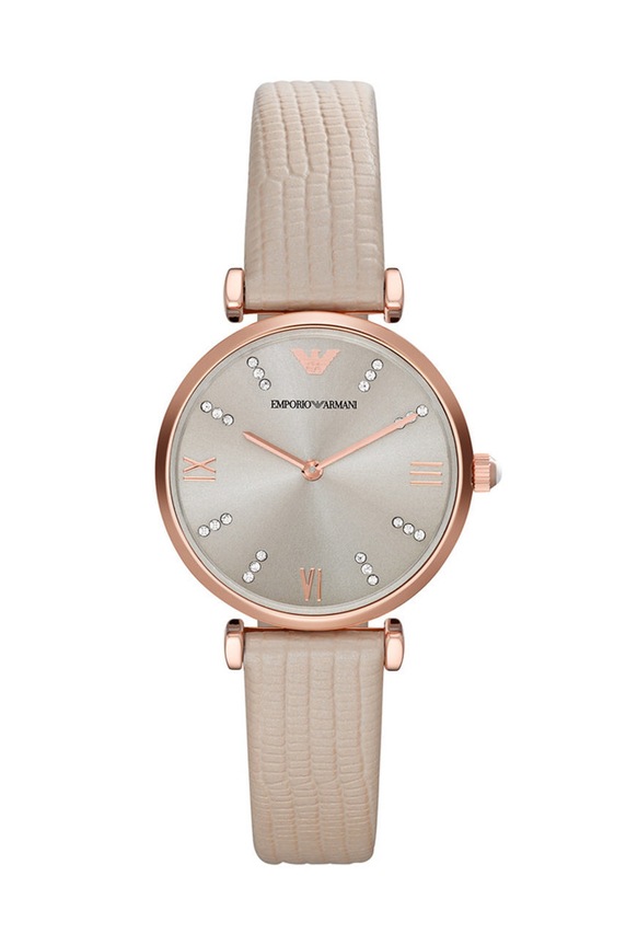 Emporio Armani Zegarek AR1681 beżowy AR1681