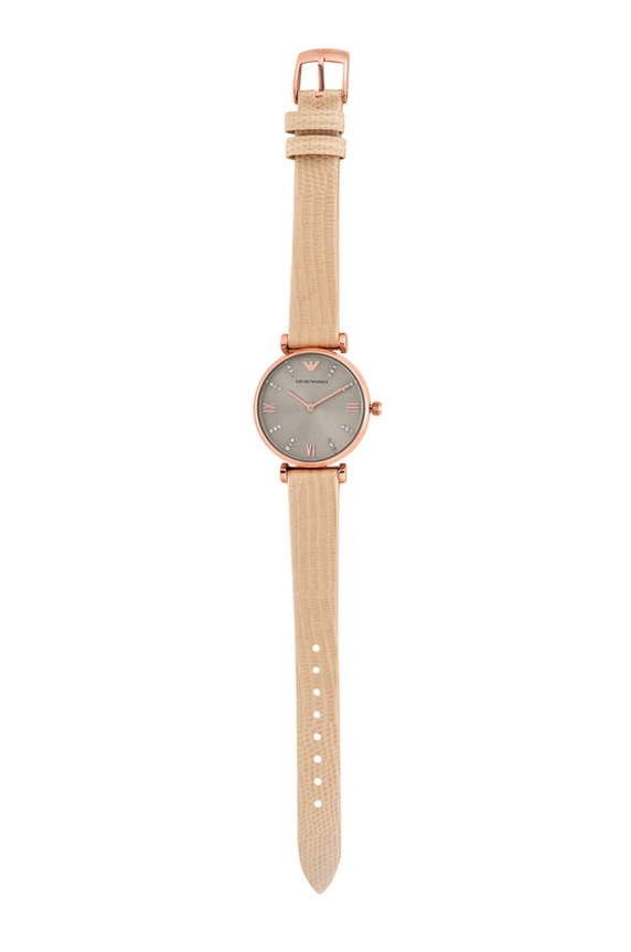 Emporio Armani Zegarek AR1681 beżowy AR1681
