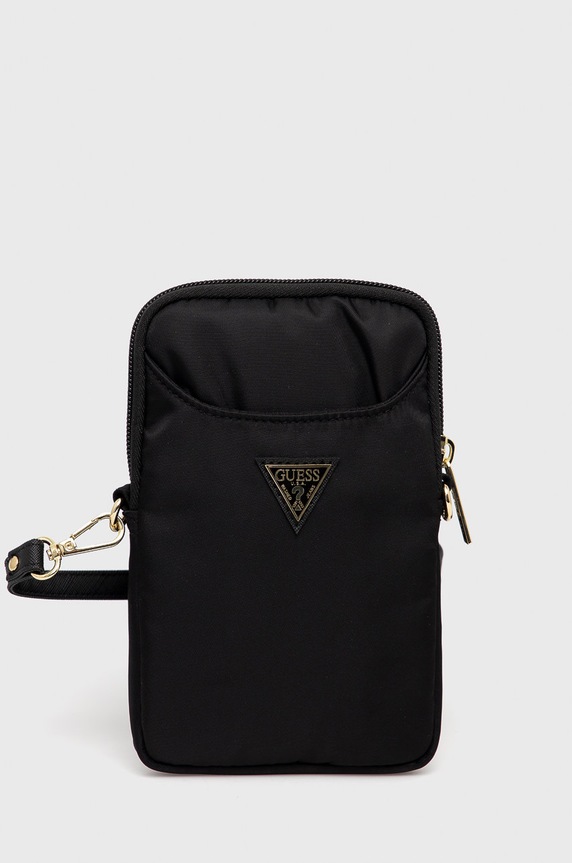Guess Torebka nie mieści A4 czarny GUPBNTMLBK