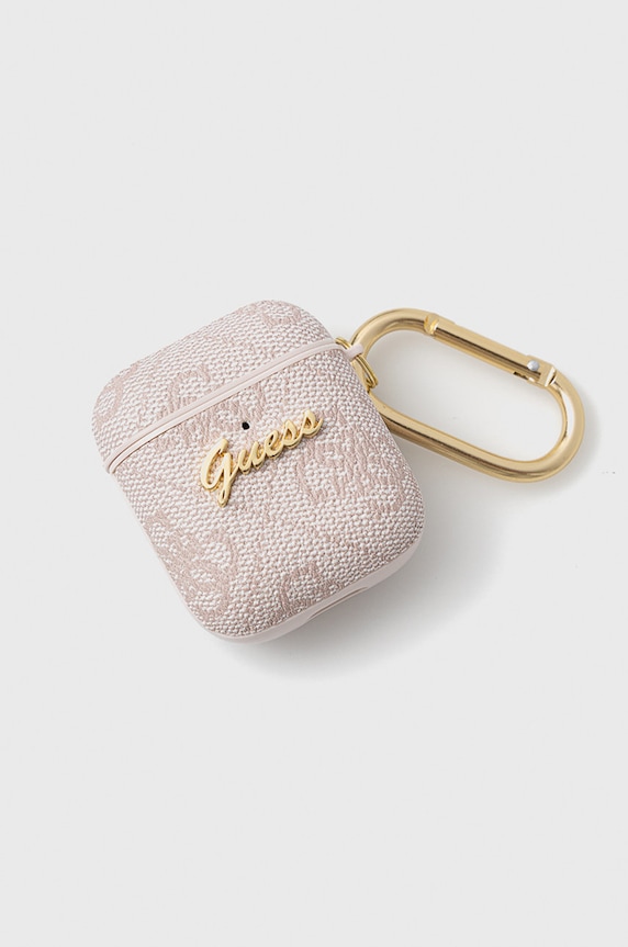 Guess Pokrowiec na Airpods AirPods 1/2 cover różowy GUA24GSMP
