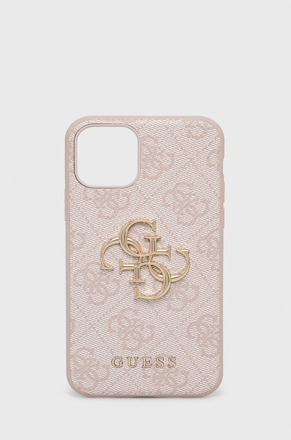 Guess Etui na telefon iPhone 11 Pro na telefon różowy GUHCN584GMGPI