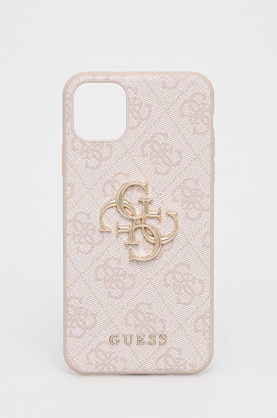Guess Etui na telefon iPhone 11ProMax na telefon różowy GUHCN654GMGPI
