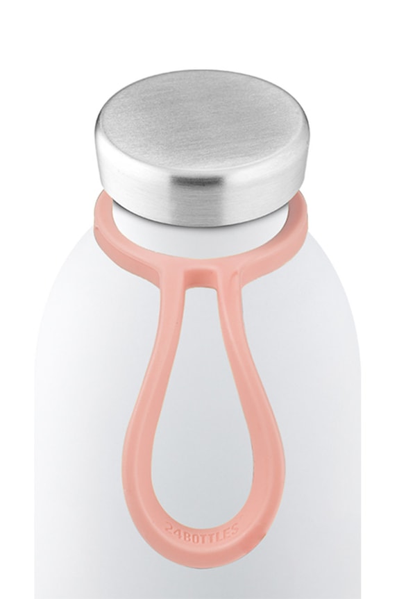 Držák na lahve 24bottles růžová Bottle.Tie.Lightpink
