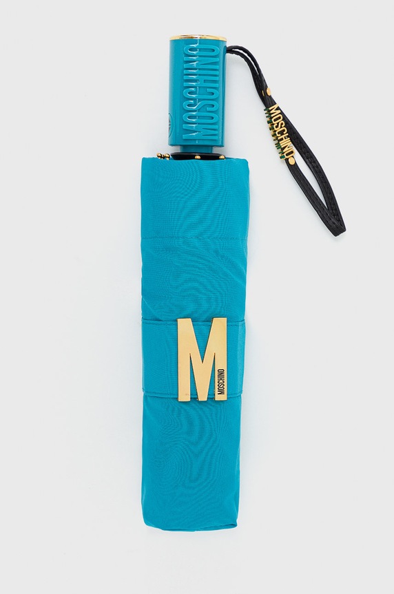 Akcesoria Moschino parasol 8911.peacock turkusowy