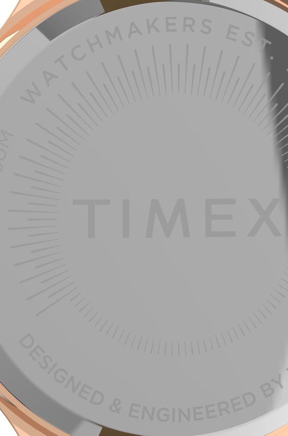 Timex zegarek TW2V23700 Peyton with Floral Markers TW2V23700 złoty