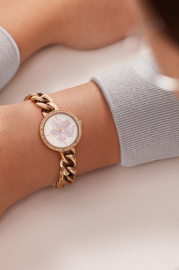 Akcesoria Ted Baker zegarek BKPMSS204 złoty