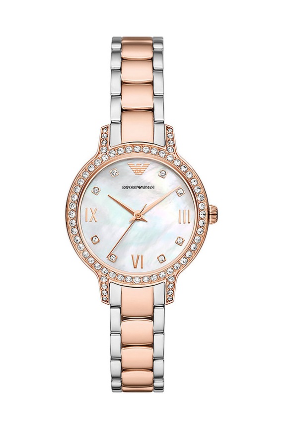 Hodinky Emporio Armani zlatá AR11499