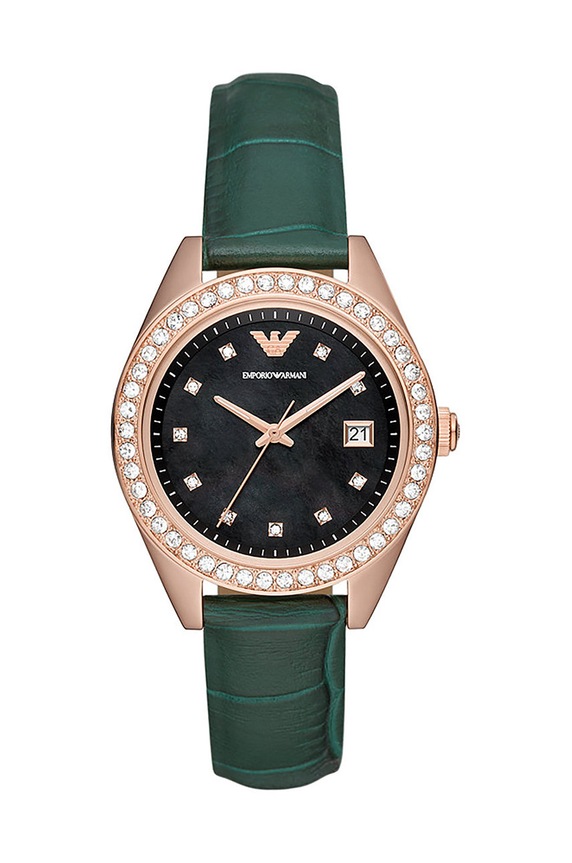 Hodinky Emporio Armani zlatá AR11506