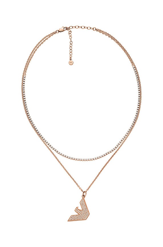 Ogrlica Emporio Armani zlatna EGS2953221