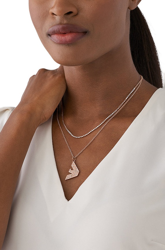 Dodaci Ogrlica Emporio Armani EGS2953221 zlatna