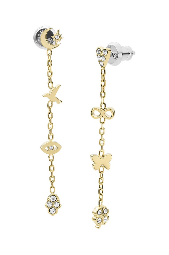 Fossil kolczyki JF04123710 złoty AA00