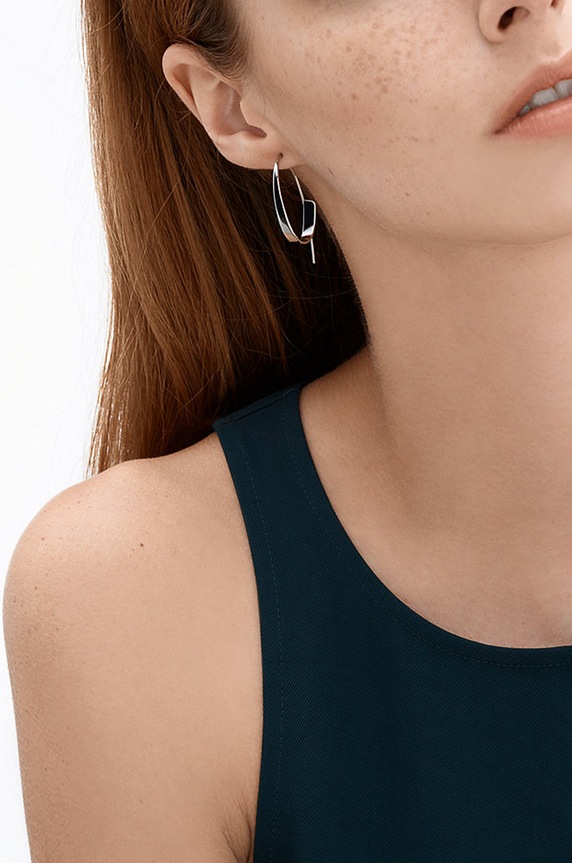 Σκουλαρίκια Skagen SKJ1077040 ασημί AA00