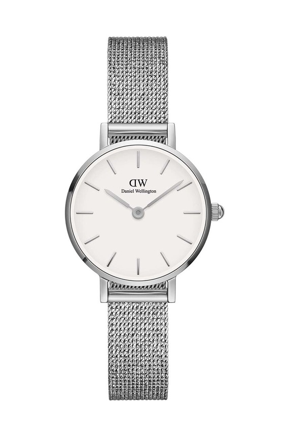 Hodinky Daniel Wellington Petite 24 Pressed Sterling stříbrná DW00100442