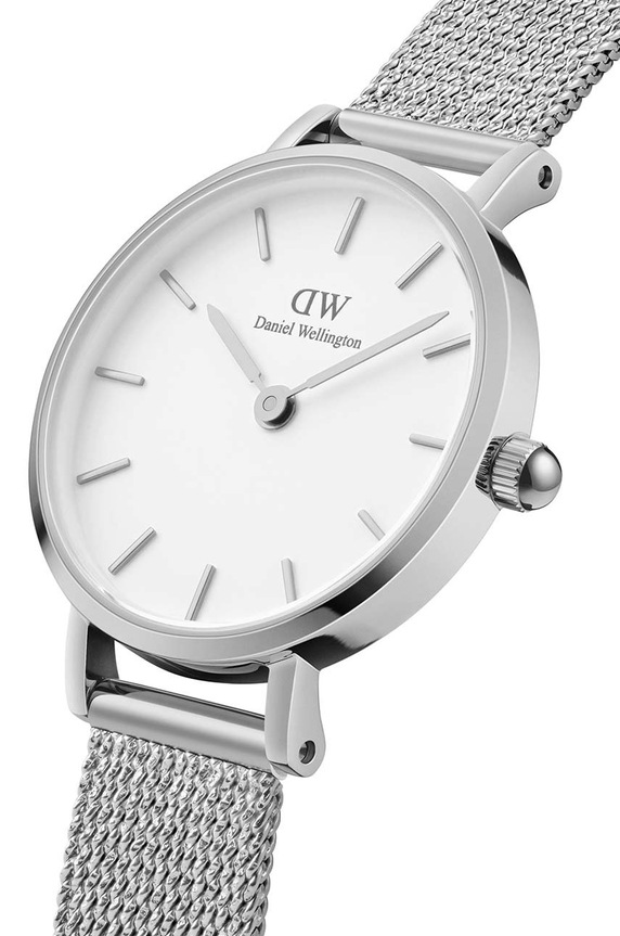 Hodinky Daniel Wellington Petite 24 Pressed Sterling DW00100442 stříbrná AA00