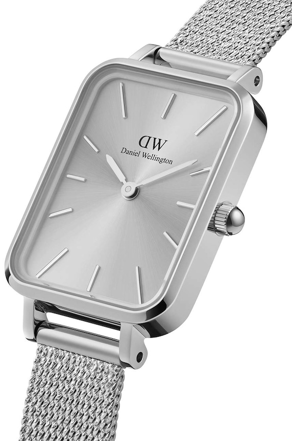 Ρολόι Daniel Wellington Quadro 20x26 DW00100486 ασημί AA00