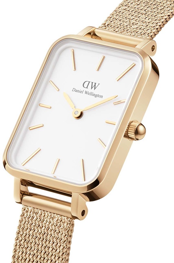 Ρολόι Daniel Wellington Quadro 20x26 DW00100556 χρυσαφί AA00