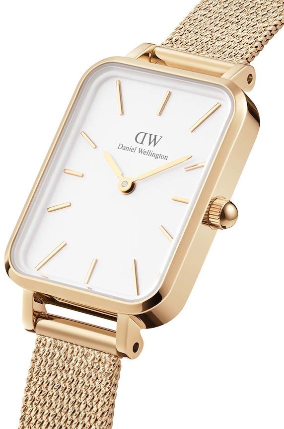 Ρολόι Daniel Wellington Quadro 20x26 DW00100556 χρυσαφί AA00