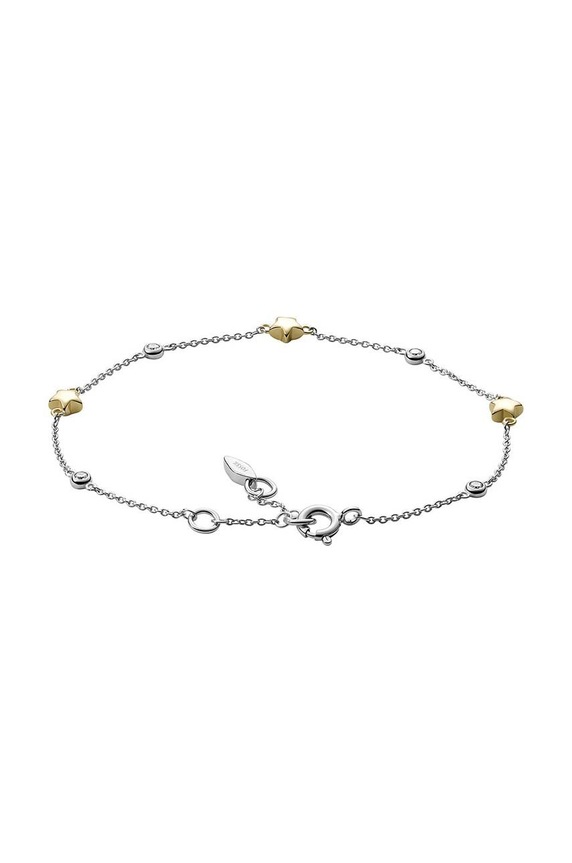 Βραχιόλι Fossil JFS00560998 ασημί AA00