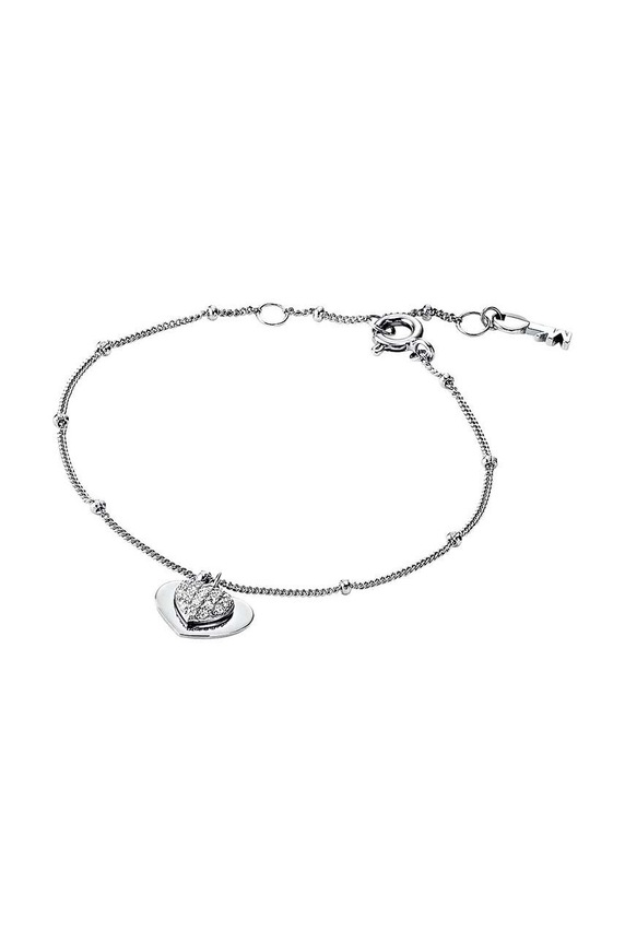 Strieborný náramok Michael Kors striebro strieborná MKC1118AN040