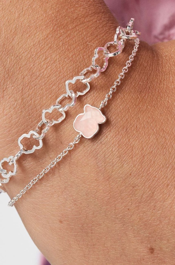 Narukvica Tous Color srebrna 1000149500