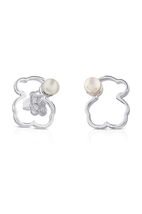 Tous kolczyki srebrne Silueta Silver srebrny 1000091300