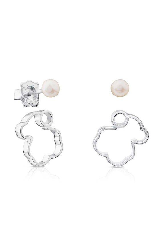Akcesoria Tous kolczyki srebrne Silueta Silver 1000091300 srebrny