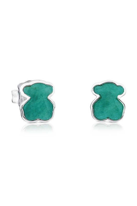Srebrne naušnice Tous New Color Silver srebro srebrna 1000147600