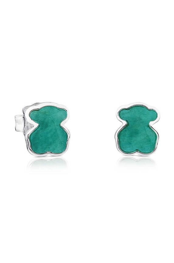 Srebrne naušnice Tous New Color Silver srebro srebrna 1000147600